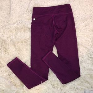 Fabletics purple full length leggings